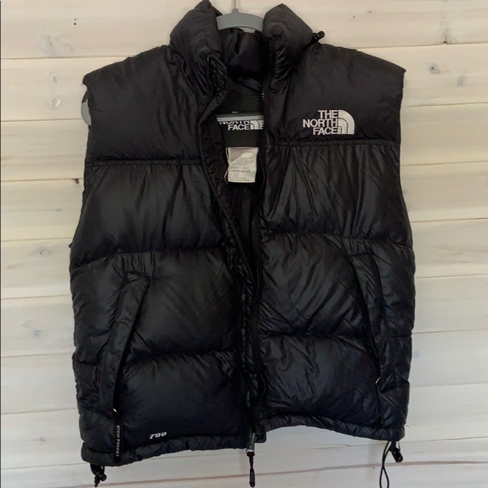 NorthFace black puffy vest